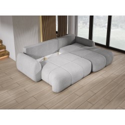 COCO Right-Handed Corner Sofa with Sleeping Function, Cushions, and Storage in Ash Grey by Stork Furniture - NowOrNever 83 COCO Right-Handed Corner Sofa with Sleeping Function, Cushions, and Storage in Ash Grey by Stork Furniture - NowOrNever 83