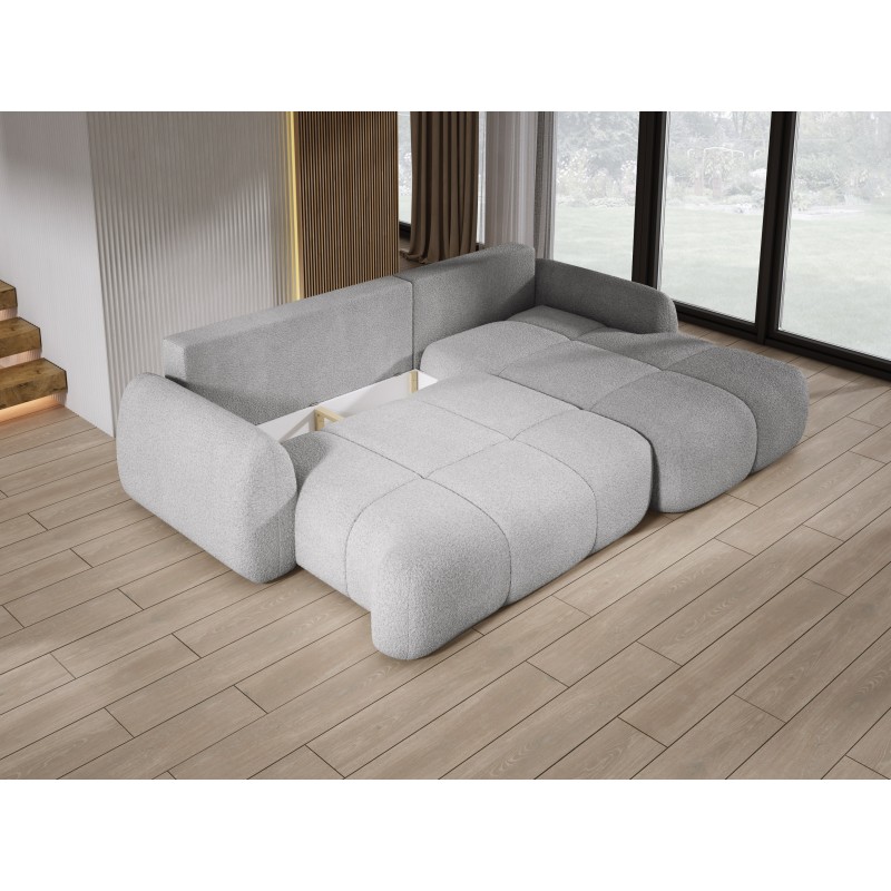COCO Right-Handed Corner Sofa with Sleeping Function, Cushions, and Storage in Ash Grey by Stork Furniture - NowOrNever 83 COCO Right-Handed Corner Sofa with Sleeping Function, Cushions, and Storage in Ash Grey by Stork Furniture - NowOrNever 83