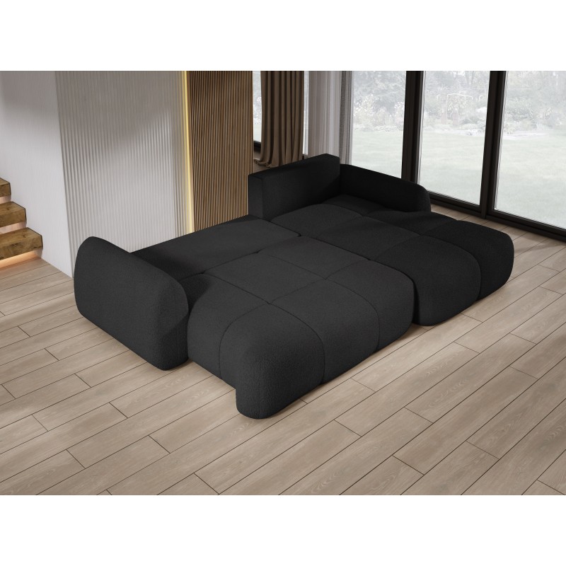 COCO Right-Handed Corner Sofa with Sleep Function, Cushions, and Storage in Graphite - NowOrNever 100 by Stork Furniture COCO Right-Handed Corner Sofa with Sleep Function, Cushions, and Storage in Graphite - NowOrNever 100 by Stork Furniture