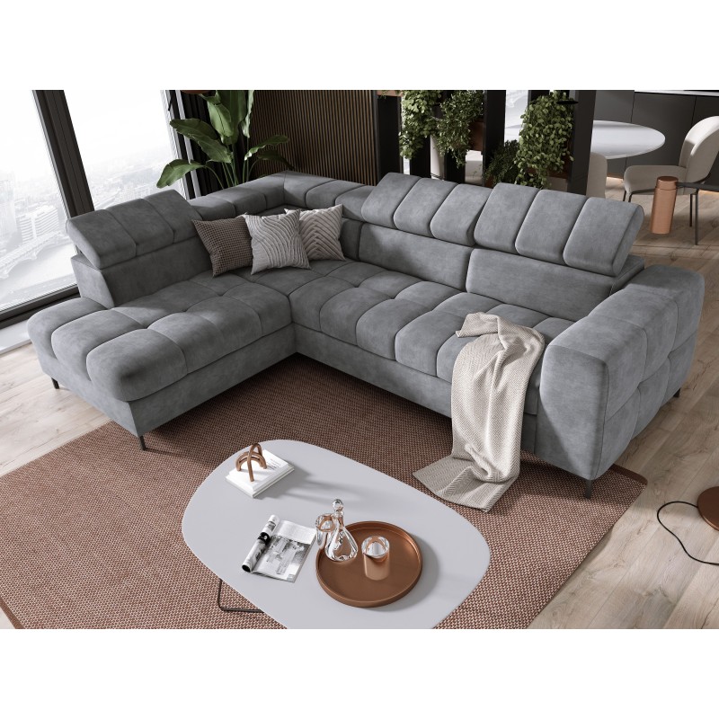 Sophistication Meets Comfort: PABLO Left-Sided L-Shape Corner Sofa Sophistication Meets Comfort: PABLO Left-Sided L-Shape Corner Sofa