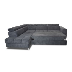 "PABLO Corner Sofa in L-Shape Configuration, Right-Side in VOGUE 16 Fabric with Adjustable Headrests and Sleep Function" "PABLO Corner Sofa in L-Shape Configuration, Right-Side in VOGUE 16 Fabric with Adjustable Headrests and Sleep Function"