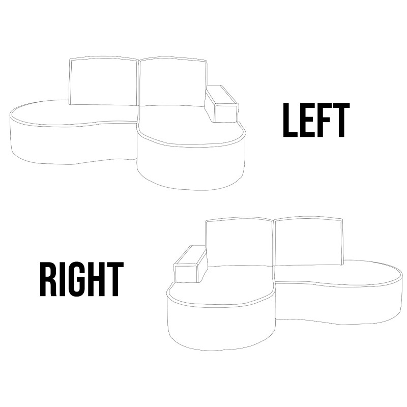 MOLLY Left-Handed Corner Sofa - A Blend of Elegance and Comfort MOLLY Left-Handed Corner Sofa - A Blend of Elegance and Comfort