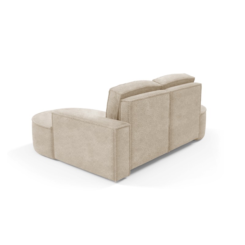 MOLLY Right-Handed Corner Sofa without Sleep Function, Free-Standing in ABRIAMO 03 Beige Fabric MOLLY Right-Handed Corner Sofa without Sleep Function, Free-Standing in ABRIAMO 03 Beige Fabric