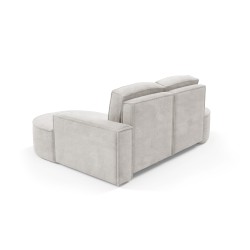 MOLLY Right-Hand Corner Sofa without Sleep Function, Free-Standing in CURIO 02 White Fabric MOLLY Right-Hand Corner Sofa without Sleep Function, Free-Standing in CURIO 02 White Fabric