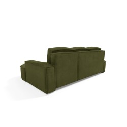 "MOLLY Left-Handed Corner Sofa with Sleep Function, Free-Standing in CURIO 39 Green Fabric" "MOLLY Left-Handed Corner Sofa with Sleep Function, Free-Standing in CURIO 39 Green Fabric"