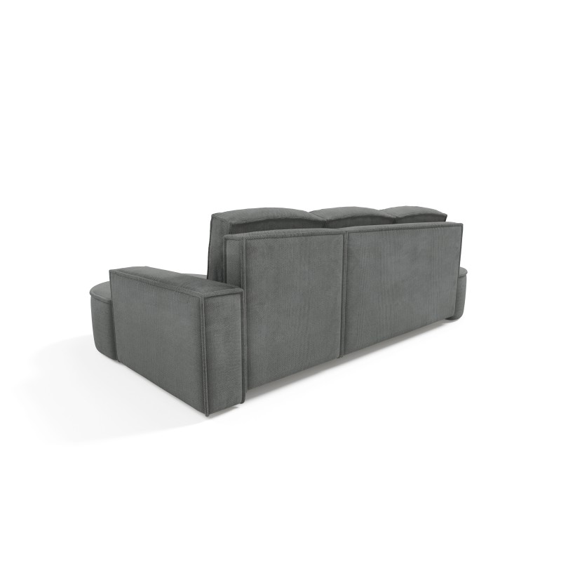 "MOLLY Left-Hand Corner Sofa with Sleep Function, Free-Standing in CURIO 97 Grey Fabric" "MOLLY Left-Hand Corner Sofa with Sleep Function, Free-Standing in CURIO 97 Grey Fabric"