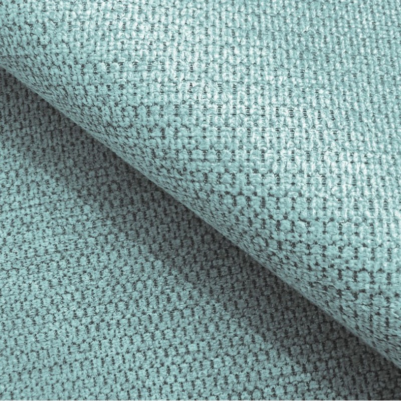 RAVEN L-shaped Right-Handed Free-Standing Sleeper Corner Sofa in ARAGON 70 Light Blue Fabric - VERSAILLES Edition RAVEN L-shaped Right-Handed Free-Standing Sleeper Corner Sofa in ARAGON 70 Light Blue Fabric - VERSAILLES Edition