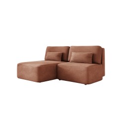 TILIA L-Shaped Corner Sofa with Sleep Function - Compact, Modern, Practical