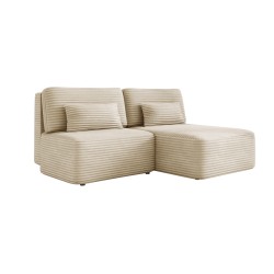 TILIA Free-Standing L-Shaped Right Side Corner Sofa with Sleep Function