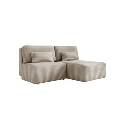 TILIA Free-Standing Corner Sofa | L-Shaped | Right Side | Sleep Function