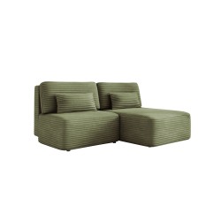 TILIA Freestanding L-Shaped Right-Side Corner Sofa with Sleeper Function