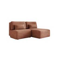 TILIA Free-Standing L-Shaped Right-Side Corner Sofa | Modern Compact Design
