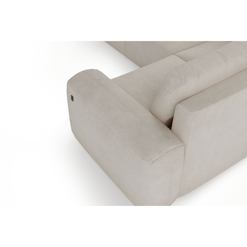 Narożnik Monaco II z funkcją spania w tkaninie Welur, Velo 627 - elegancja i funkcjonalność w jednym Narożnik Monaco II z funkcją spania w tkaninie Welur, Velo 627 - elegancja i funkcjonalność w jednym