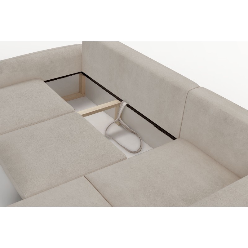 Narożnik Monaco II z funkcją spania w tkaninie Welur, Velo 627 - elegancja i funkcjonalność w jednym Narożnik Monaco II z funkcją spania w tkaninie Welur, Velo 627 - elegancja i funkcjonalność w jednym