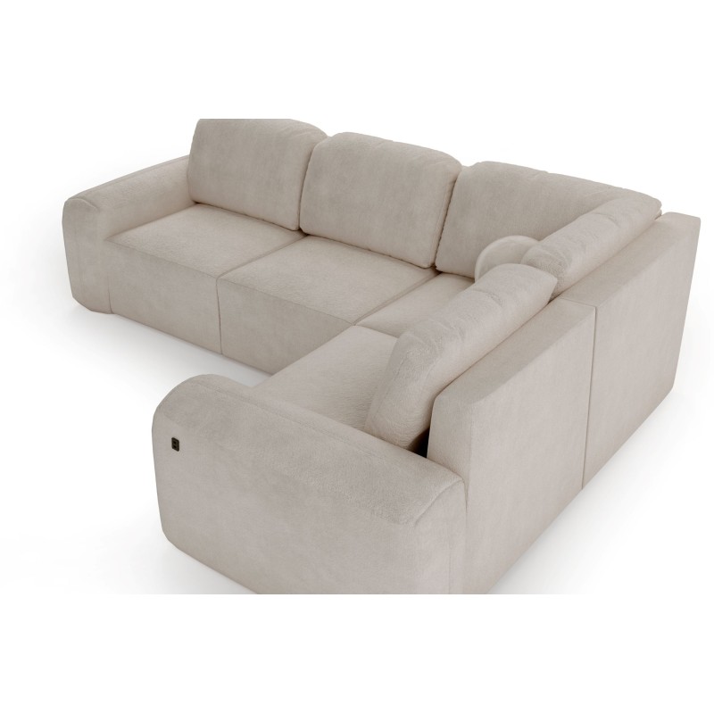 Narożnik Monaco II z funkcją spania w tkaninie Welur, Velo 627 - elegancja i funkcjonalność w jednym Narożnik Monaco II z funkcją spania w tkaninie Welur, Velo 627 - elegancja i funkcjonalność w jednym