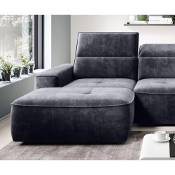 COLOMBO Mini Left-Handed Corner Sofa with Electric Sleep Function and PALLADIUM 19 Anthracite Storage Compartment WERSAL COLOMBO Mini Left-Handed Corner Sofa with Electric Sleep Function and PALLADIUM 19 Anthracite Storage Compartment WERSAL