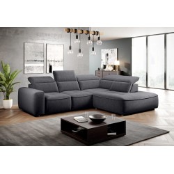 COLOMBO L Right-Hand Corner Sofa with Electric Sleep Function and Storage - ELEMENT 01 Graphite Edition by WERSAL COLOMBO L Right-Hand Corner Sofa with Electric Sleep Function and Storage - ELEMENT 01 Graphite Edition by WERSAL