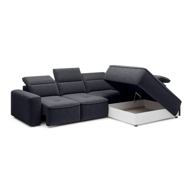 COLOMBO L Right-Hand Corner Sofa with Electric Sleep Function and Storage - ELEMENT 01 Graphite Edition by WERSAL COLOMBO L Right-Hand Corner Sofa with Electric Sleep Function and Storage - ELEMENT 01 Graphite Edition by WERSAL