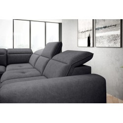 COLOMBO L Right-Hand Corner Sofa with Electric Sleep Function and Storage - ELEMENT 01 Graphite Edition by WERSAL COLOMBO L Right-Hand Corner Sofa with Electric Sleep Function and Storage - ELEMENT 01 Graphite Edition by WERSAL