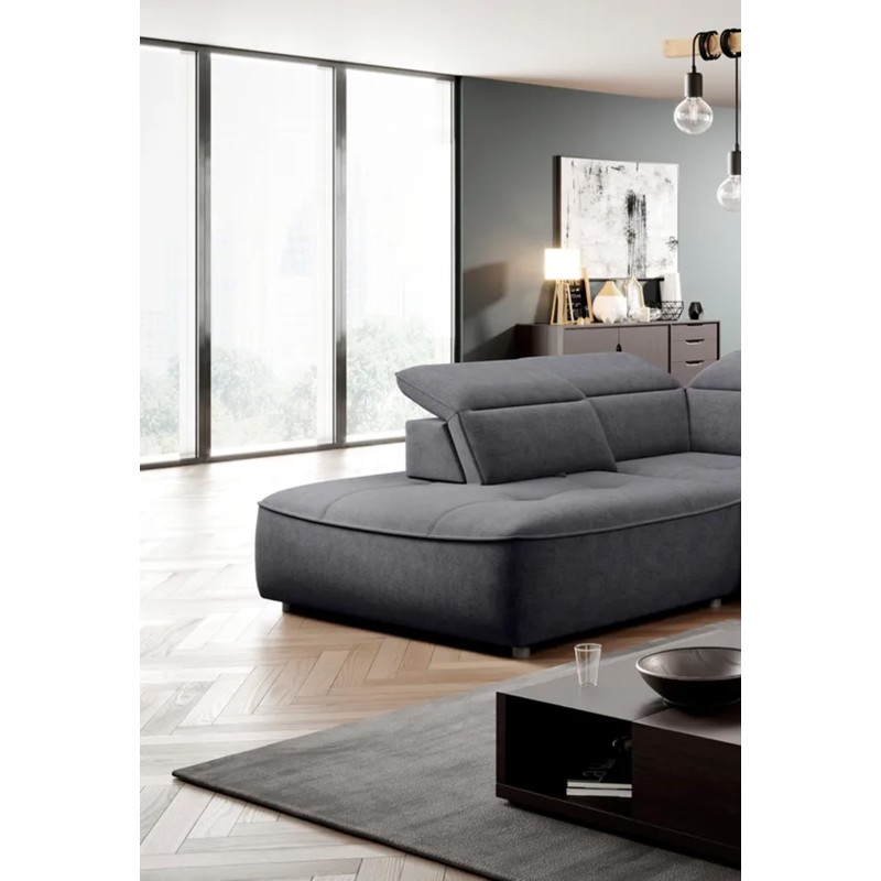 COLOMBO L Right-Hand Corner Sofa with Electric Sleep Function and Storage - ELEMENT 01 Graphite Edition by WERSAL COLOMBO L Right-Hand Corner Sofa with Electric Sleep Function and Storage - ELEMENT 01 Graphite Edition by WERSAL