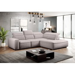 COLOMBO L Right-Hand Corner Sofa with Electric Sleep Function, Storage Compartment ELEMENT 24 in Light Grey VERSAILLES Edition COLOMBO L Right-Hand Corner Sofa with Electric Sleep Function, Storage Compartment ELEMENT 24 in Light Grey VERSAILLES Edition