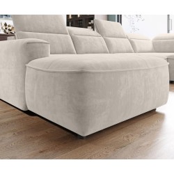 COLOMBO XL Left-Handed Corner Sofa | PALLADIUM 02 Beige Storage Compartment WERSAL COLOMBO XL Left-Handed Corner Sofa | PALLADIUM 02 Beige Storage Compartment WERSAL