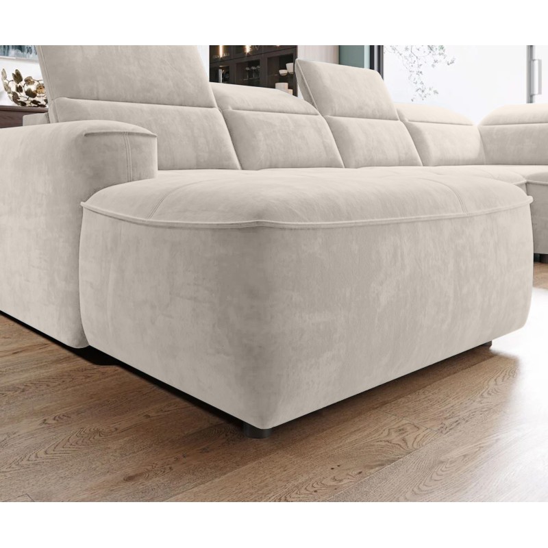 COLOMBO XL Left-Handed Corner Sofa | PALLADIUM 02 Beige Storage Compartment WERSAL COLOMBO XL Left-Handed Corner Sofa | PALLADIUM 02 Beige Storage Compartment WERSAL