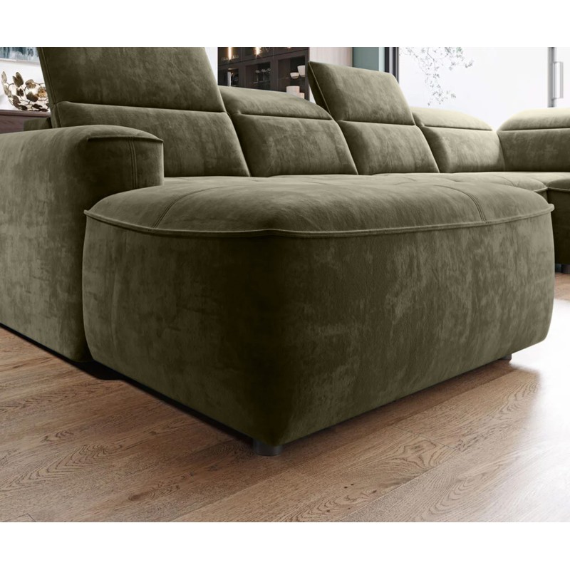 Premium COLOMBO XL Corner Sofa with Electric Sleep Function and PALLADIUM 10 Green Storage Compartment WERSAL Premium COLOMBO XL Corner Sofa with Electric Sleep Function and PALLADIUM 10 Green Storage Compartment WERSAL