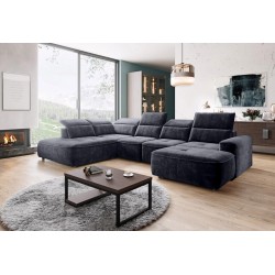 Luxurious COLOMBO XL Left-Hand Corner Sofa with Electric Sleep Function Luxurious COLOMBO XL Left-Hand Corner Sofa with Electric Sleep Function
