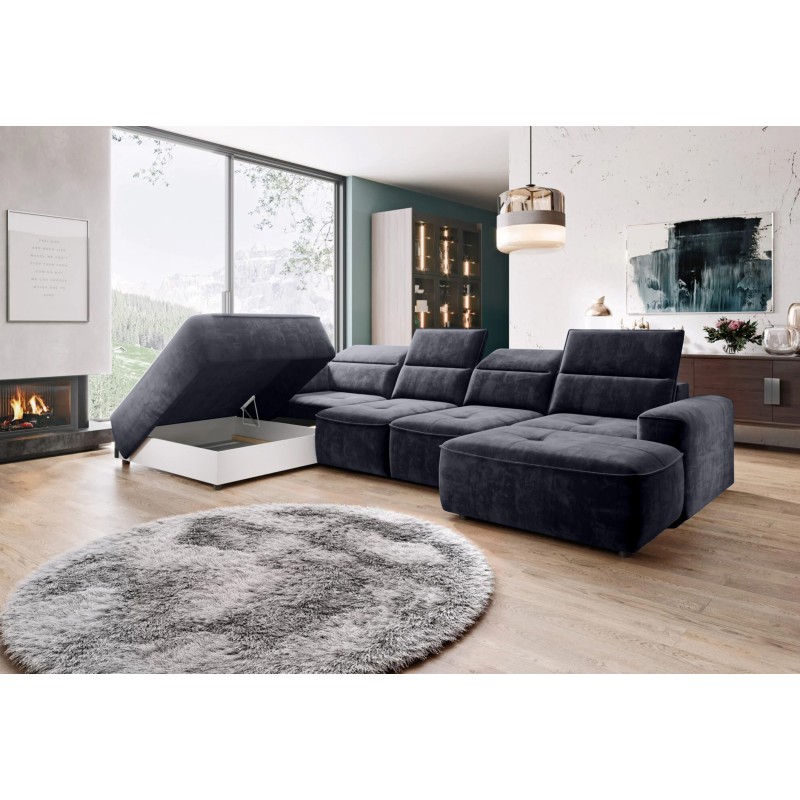 Luxurious COLOMBO XL Left-Hand Corner Sofa with Electric Sleep Function Luxurious COLOMBO XL Left-Hand Corner Sofa with Electric Sleep Function