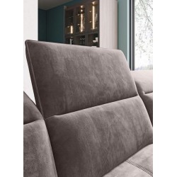 COLOMBO XL Right-hand Corner Sofa with Electric Sleep Function, PALLADIUM 05 Storage Compartment in Bronze - VERSAILLES Edition COLOMBO XL Right-hand Corner Sofa with Electric Sleep Function, PALLADIUM 05 Storage Compartment in Bronze - VERSAILLES Edition
