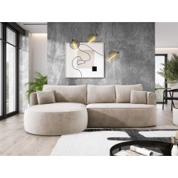 Fiore L Free-Standing Left-Side Corner Sofa in Salvador 01 Fabric - Versailles Edition Fiore L Free-Standing Left-Side Corner Sofa in Salvador 01 Fabric - Versailles Edition