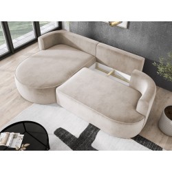 Fiore L Free-Standing Left-Side Corner Sofa in Salvador 01 Fabric - Versailles Edition Fiore L Free-Standing Left-Side Corner Sofa in Salvador 01 Fabric - Versailles Edition