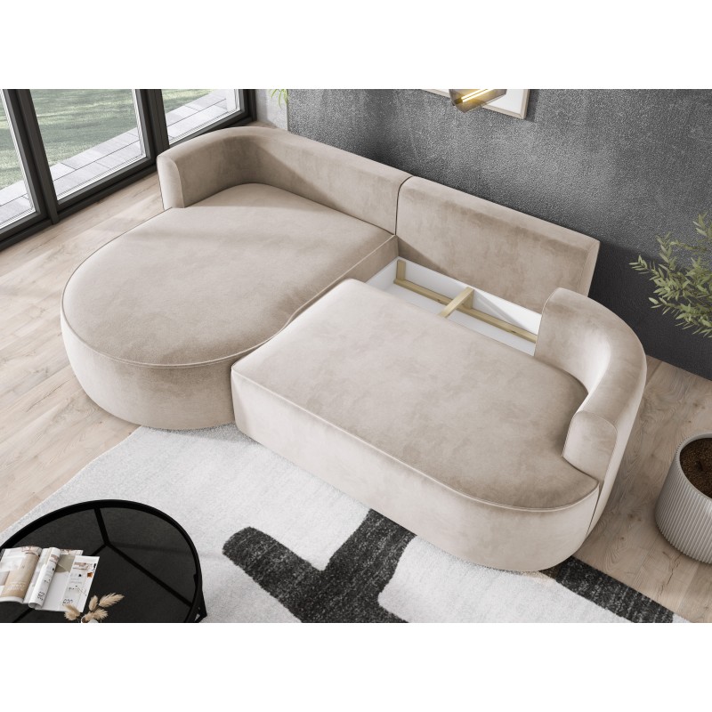 Fiore L Free-Standing Left-Side Corner Sofa in Salvador 01 Fabric - Versailles Edition Fiore L Free-Standing Left-Side Corner Sofa in Salvador 01 Fabric - Versailles Edition