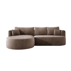 Fiore L Free-Standing Left-Facing Corner Sofa in Salvador 03 Fabric - Versailles Edition