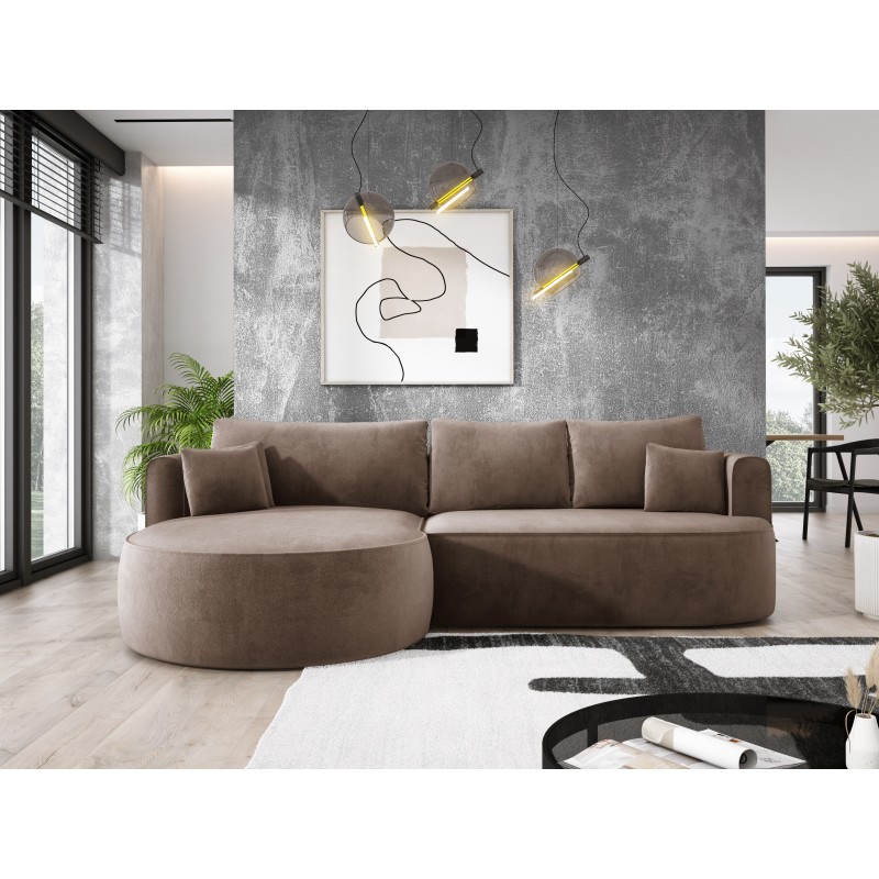 Fiore L Free-Standing Left-Facing Corner Sofa in Salvador 03 Fabric - Versailles Edition Fiore L Free-Standing Left-Facing Corner Sofa in Salvador 03 Fabric - Versailles Edition