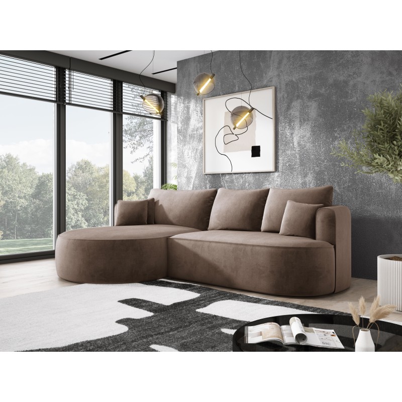 Fiore L Free-Standing Left-Facing Corner Sofa in Salvador 03 Fabric - Versailles Edition Fiore L Free-Standing Left-Facing Corner Sofa in Salvador 03 Fabric - Versailles Edition