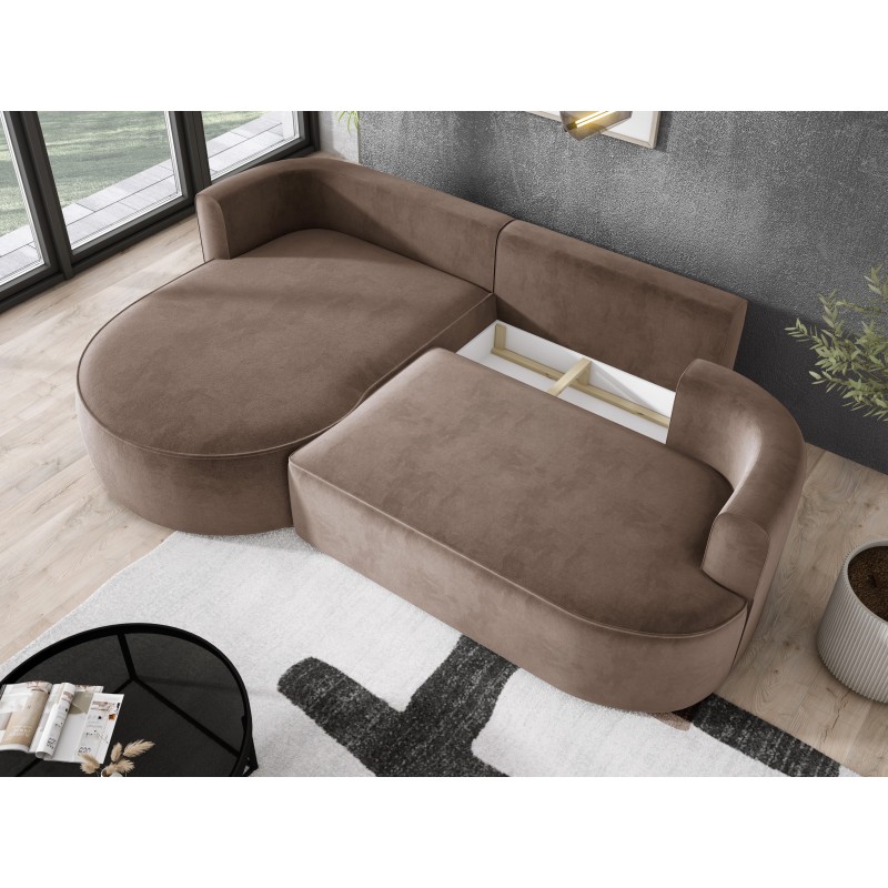 Fiore L Free-Standing Left-Facing Corner Sofa in Salvador 03 Fabric - Versailles Edition Fiore L Free-Standing Left-Facing Corner Sofa in Salvador 03 Fabric - Versailles Edition