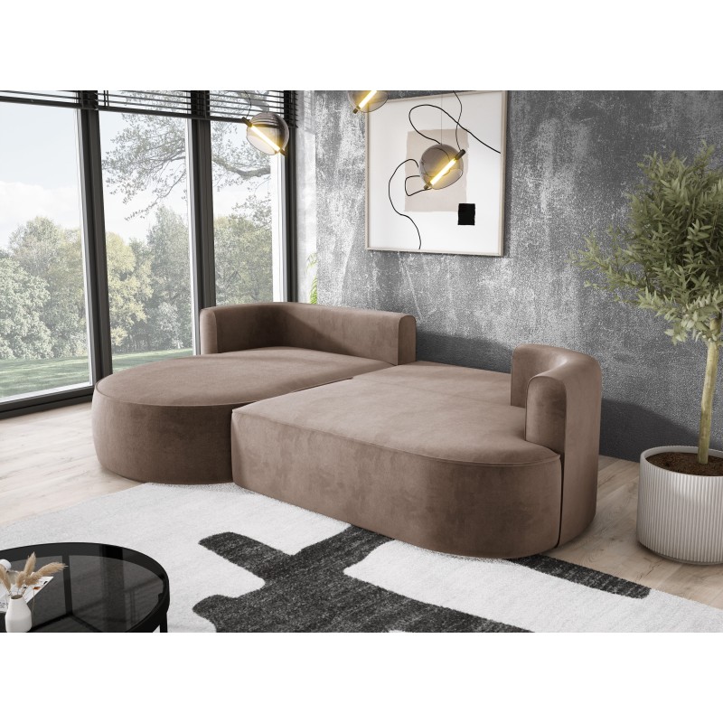 Fiore L Free-Standing Left-Facing Corner Sofa in Salvador 03 Fabric - Versailles Edition Fiore L Free-Standing Left-Facing Corner Sofa in Salvador 03 Fabric - Versailles Edition