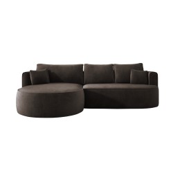 Fiore L Free-standing Left-facing Corner Sofa in Salvador 04 Fabric by Wersal