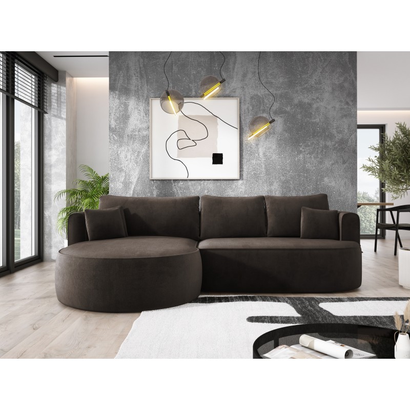 Fiore L Free-standing Left-facing Corner Sofa in Salvador 04 Fabric by Wersal Fiore L Free-standing Left-facing Corner Sofa in Salvador 04 Fabric by Wersal