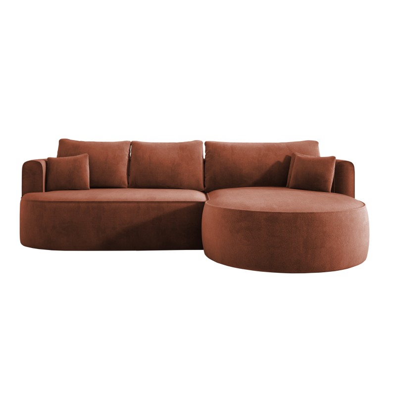 Fiore L-shaped Free-standing Left-hand Fabric Corner Sofa in Salvador 07 Versailles Fiore L-shaped Free-standing Left-hand Fabric Corner Sofa in Salvador 07 Versailles