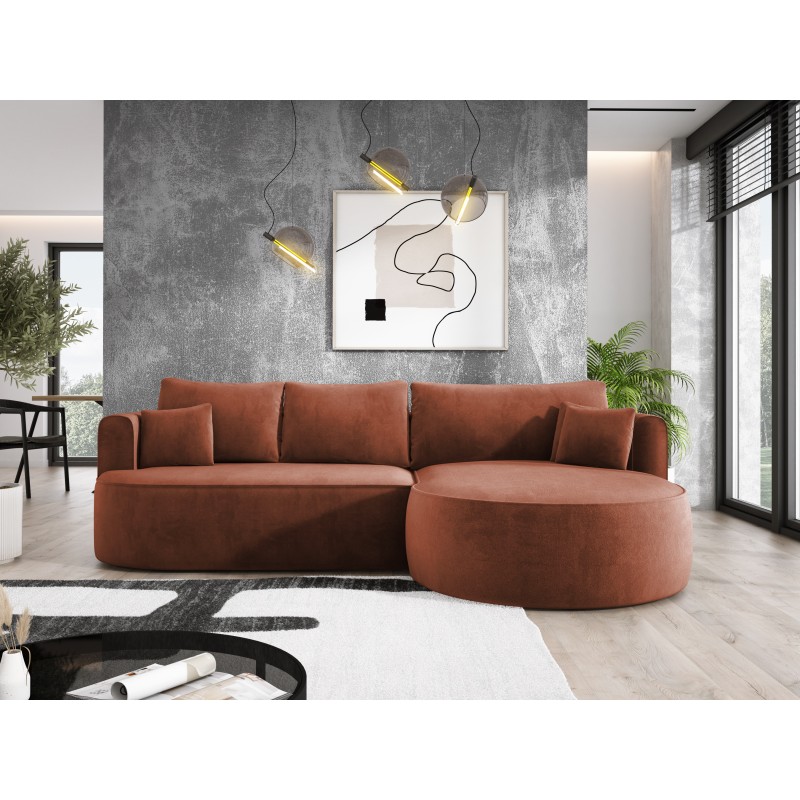 Fiore L-shaped Free-standing Left-hand Fabric Corner Sofa in Salvador 07 Versailles Fiore L-shaped Free-standing Left-hand Fabric Corner Sofa in Salvador 07 Versailles