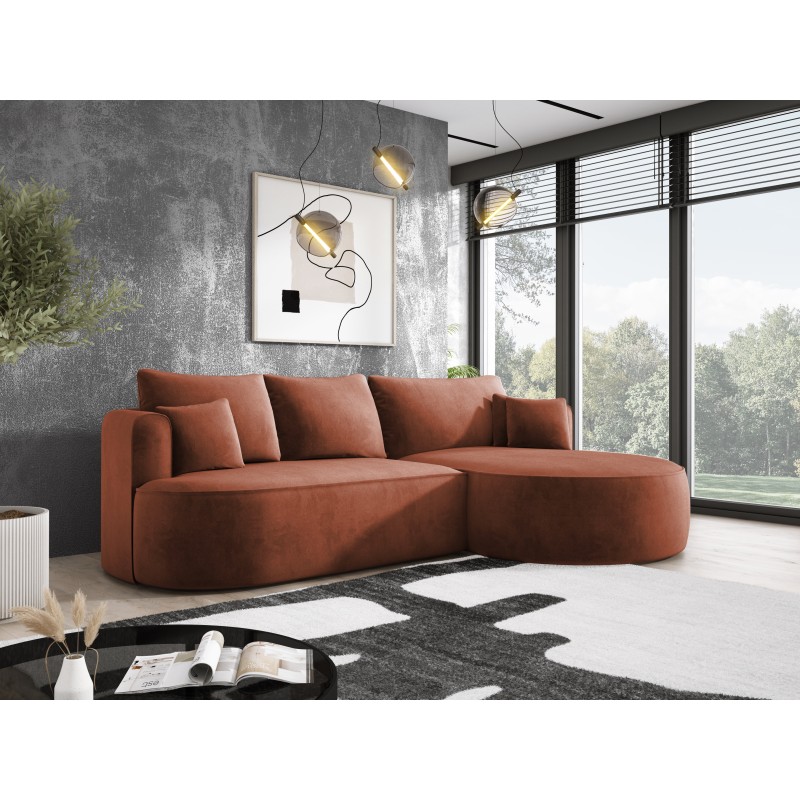 Fiore L-shaped Free-standing Left-hand Fabric Corner Sofa in Salvador 07 Versailles Fiore L-shaped Free-standing Left-hand Fabric Corner Sofa in Salvador 07 Versailles