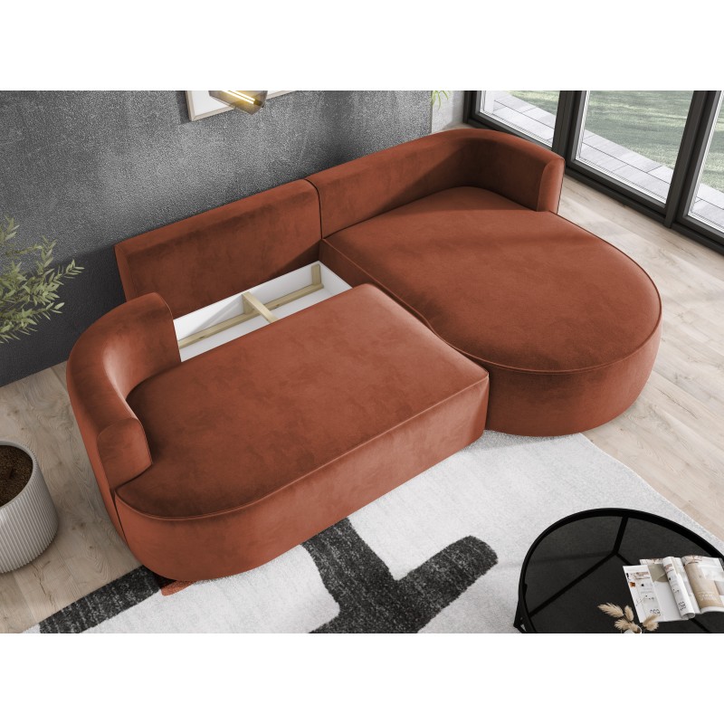 Fiore L-shaped Free-standing Left-hand Fabric Corner Sofa in Salvador 07 Versailles Fiore L-shaped Free-standing Left-hand Fabric Corner Sofa in Salvador 07 Versailles