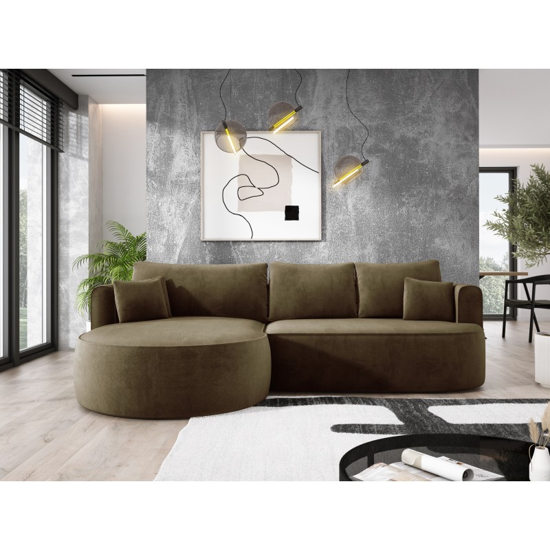 Fiore L Free-standing Left-hand Fabric Corner Sofa in Salvador 10 Versailles Fiore L Free-standing Left-hand Fabric Corner Sofa in Salvador 10 Versailles
