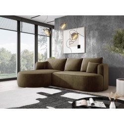 Fiore L Free-standing Left-hand Fabric Corner Sofa in Salvador 10 Versailles Fiore L Free-standing Left-hand Fabric Corner Sofa in Salvador 10 Versailles
