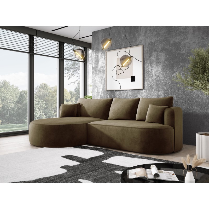 Fiore L Free-standing Left-hand Fabric Corner Sofa in Salvador 10 Versailles Fiore L Free-standing Left-hand Fabric Corner Sofa in Salvador 10 Versailles
