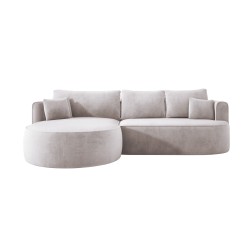 Fiore L Free-Standing Left-Handed Corner Sofa in Salvador 13 Fabric - Versailles Edition