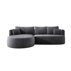 Fiore L Free-Standing Left-Sided Corner Sofa in Salvador 15 Fabric - Versailles Edition